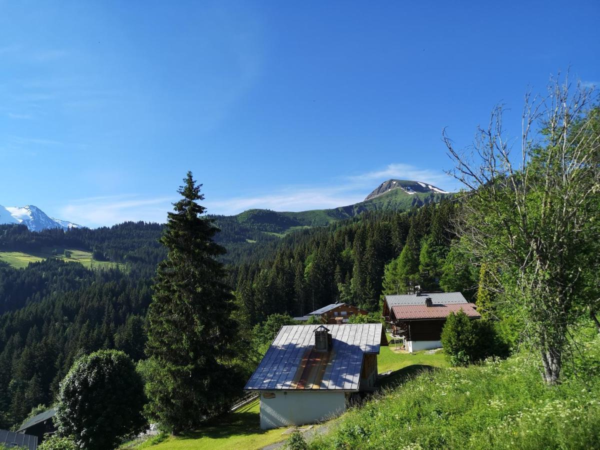 圣热尔韦莱班Duo Des Alpages Vue Exceptionnelle Sur Le Mont Blc公寓 外观 照片