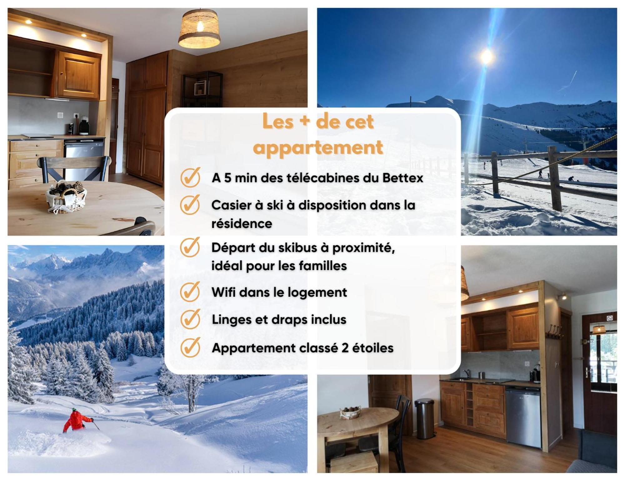 圣热尔韦莱班Duo Des Alpages Vue Exceptionnelle Sur Le Mont Blc公寓 外观 照片